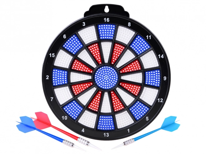 Smart dartskive med 3 dartpile