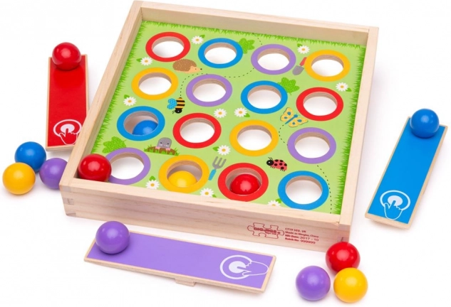 Træbordspil Klodsmajor hop BIGJIGS TOYS