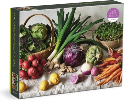 galison puslespil greenmarket table 1500 brikker