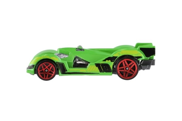 Auto racer 6 stk metal/plastik 8 cm i fri bevægelse i kasse 10,5x27,5x4 cm