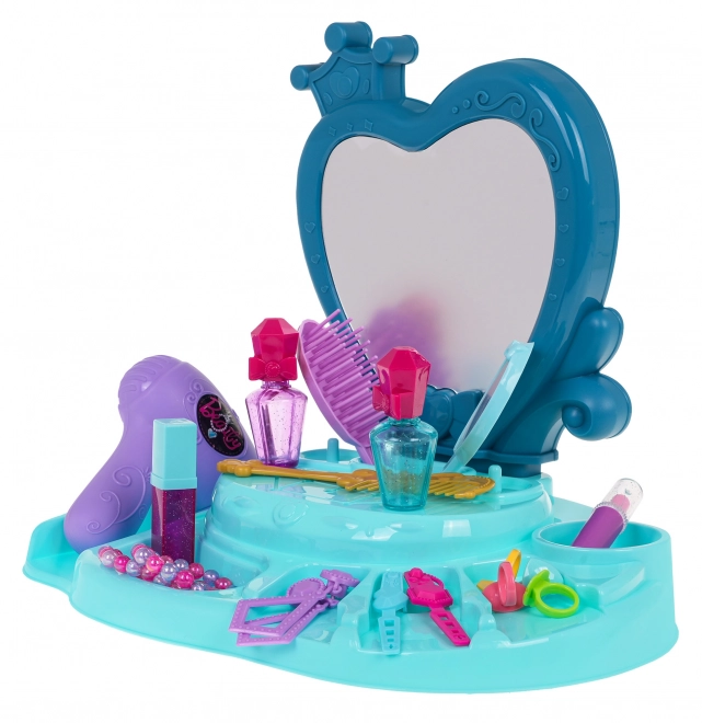 Børnetoiletbord Beauty Fashion Blå med tilbehør