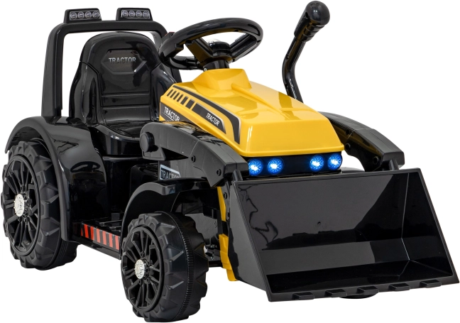 Børnetraktor med læsser G320 – gul
