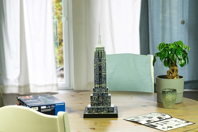 RAVENSBURGER Lysende 3D puslespil Nat Edition Chrysler Building 216 brikker