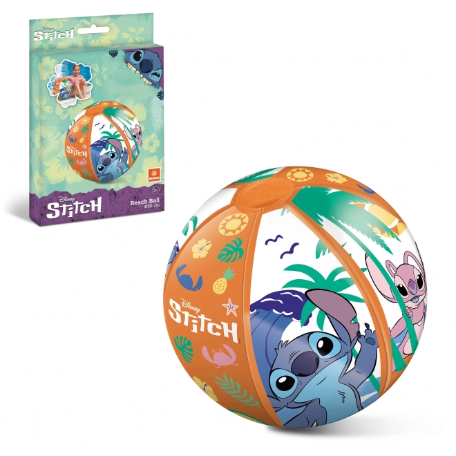 Oppustelig bold med Stitch-motiv 50 cm