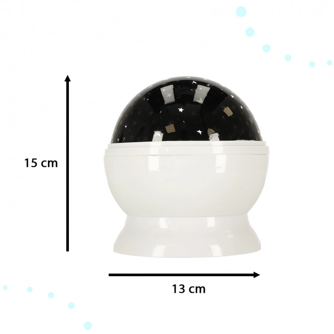 Stjernenatlampe – Hvid