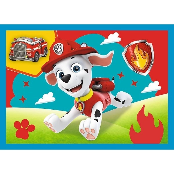 Puslespil 4i1 Løbende hunde Paw Patrol