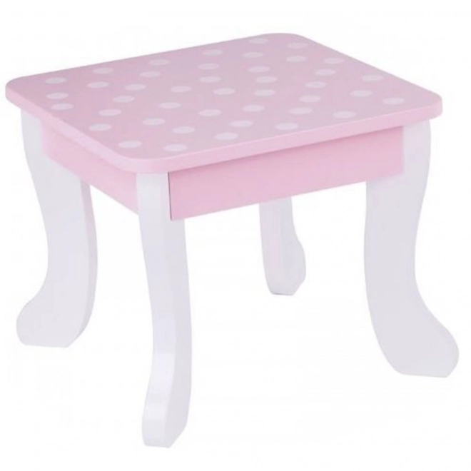 Træ toiletbord med stol fra Tooky Toy