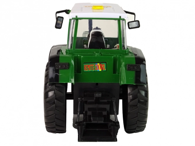 Grøn-sort R/C traktor med fjernbetjening 38 cm
