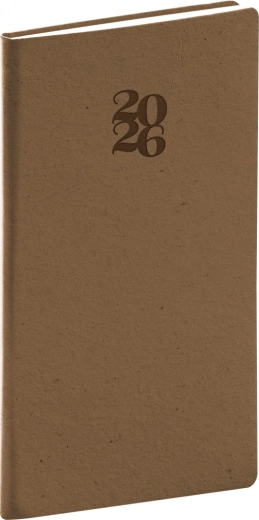Lommekalender Essenza 2026, hasselnød