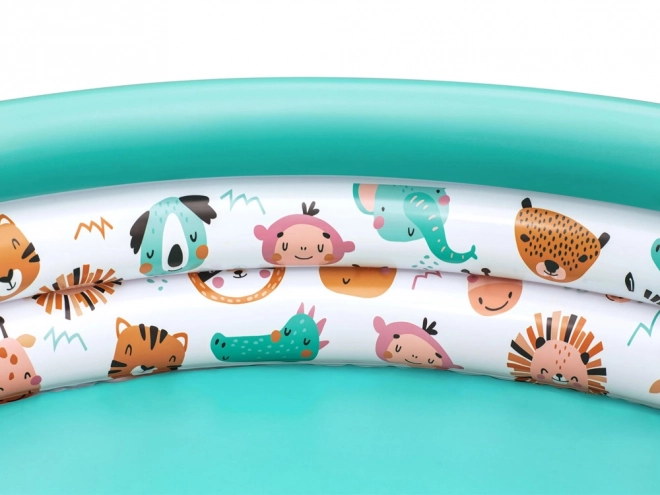 Bestway børneopblæselig pool Safari dyr