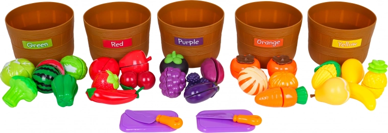 Lære farver og sortering gennem leg