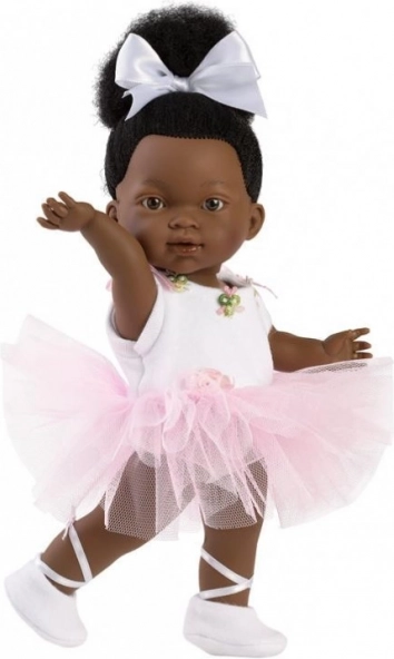 Dukke Zoe ballerina med blomster 28 cm