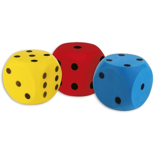 Androni Blød Terning - størrelse 16 cm, gul