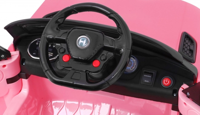 Elektrisk bil Land Rapid Racer lyserød