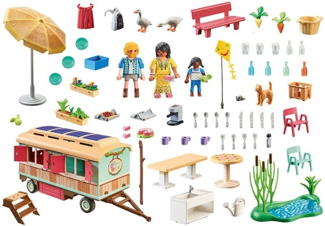 Hyggelig café i Playmobil Country vognen