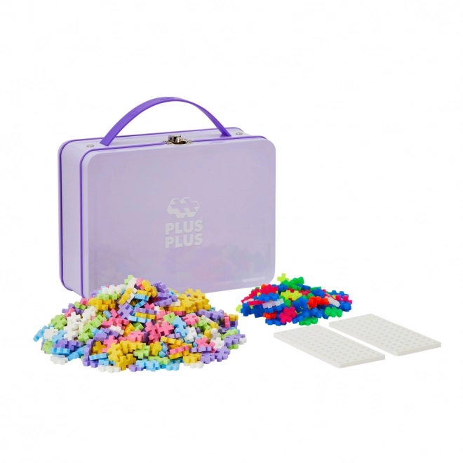 Klodser Plus-Plus mini pastel kuffert 600 stk