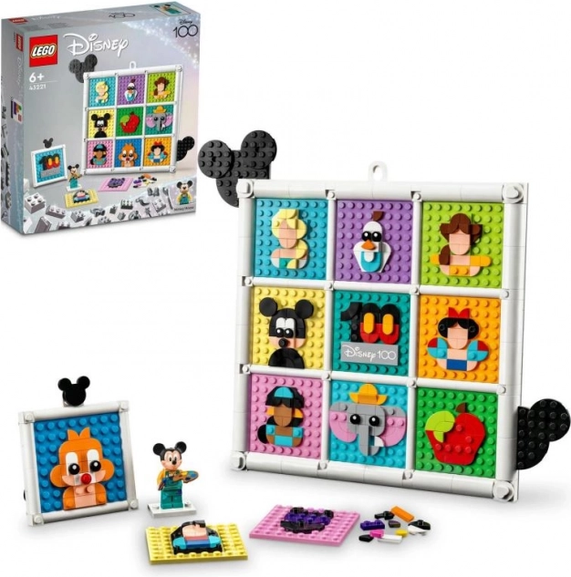 LEGO Disney – 100 år med ikoniske animationer vægcollage-sæt