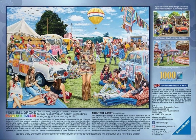 Ravensburger Puzzle Festival Blomsterbørnenes 1000 brikker