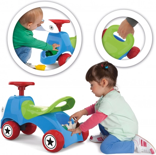 Smart opbevaringsrum under sædet