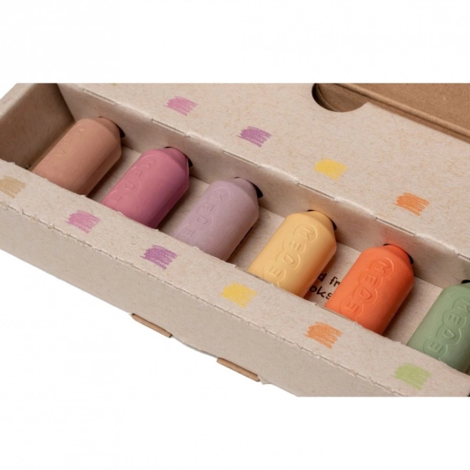 Naturlige voksfarveblyanter Junior Pastelka 6 stk.