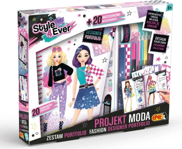 Modeprojekt Portfolio Kreativt sæt