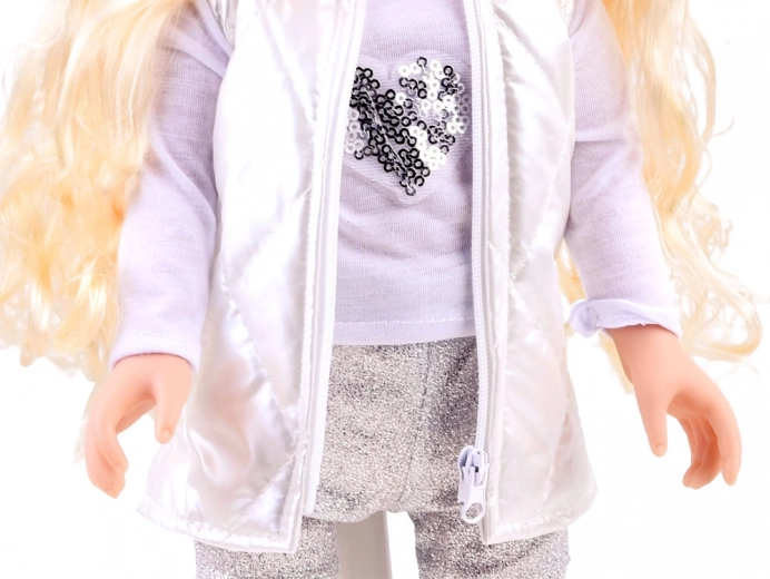 Glitrende modeoutfit