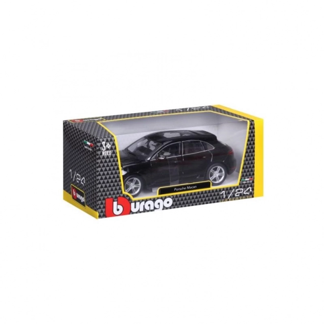 Bburago 1:24 Porsche Macan sort 18-21077