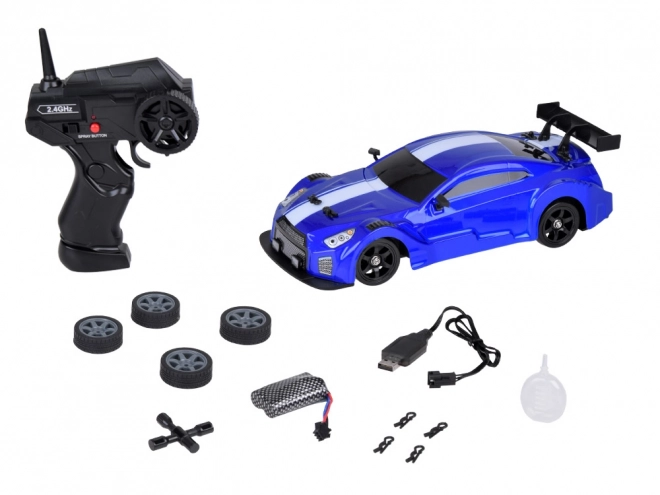 Racer RC bil Drift med rfgeffekt og LED belysning