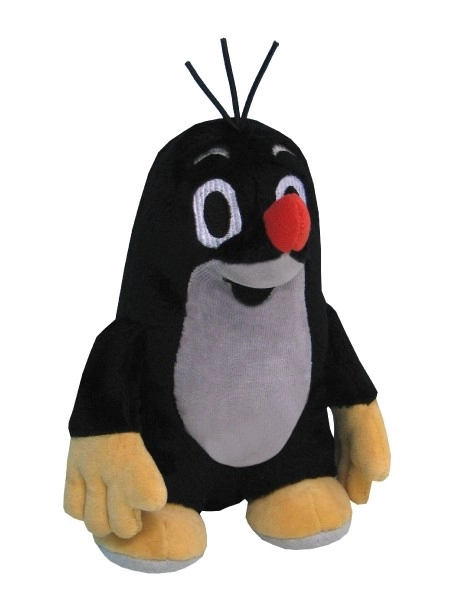 Krtek plysdyr stående 20cm