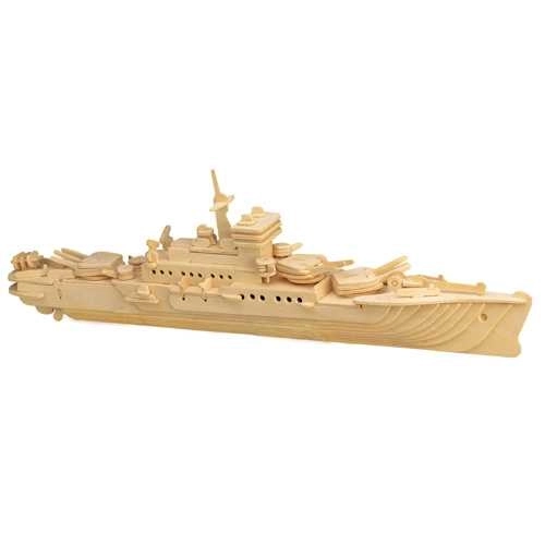 Woodcraft Træ 3D puslespil skib krydser