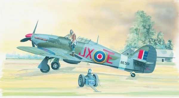 Model fly Hawker Hurricane MK.II HI TECH 1:72