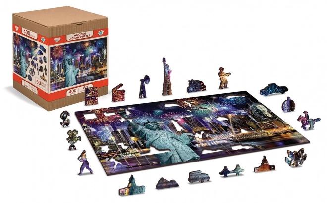 Träpuzzle Nat New York 2i1