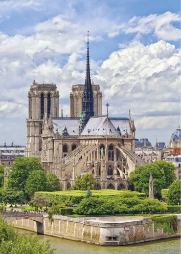 Puslespil 1000 brikker Notre-Dame fra Dino