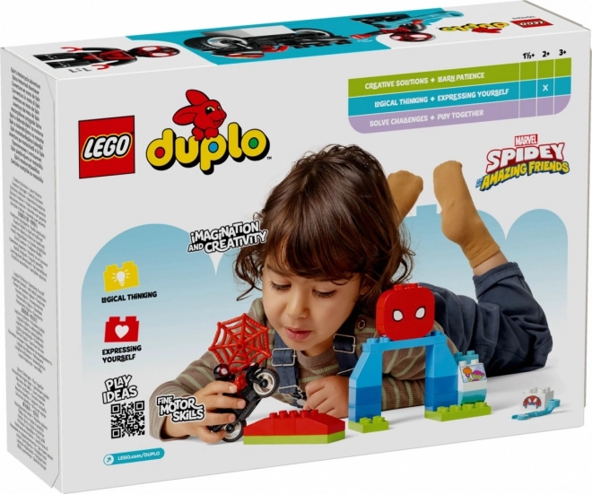 LEGO DUPLO Spidey og eventyr på motorcykel