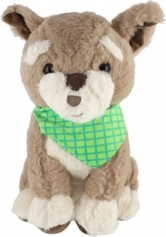 Plys-hund Azorek brun 26 cm