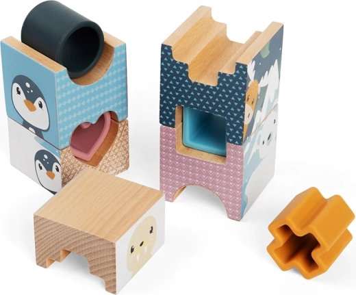 Puslespilsklods Arktisk tårn Bigjigs Toys