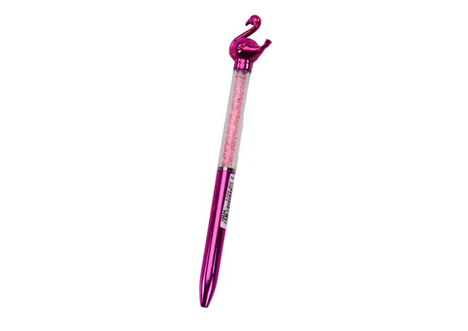 Kuglepen med blåt spids Flamingo Diamonds 0,7 mm Mix