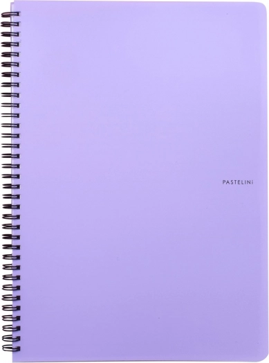 Ringblok A4 PASTELINI lilla, PP, 60 ark