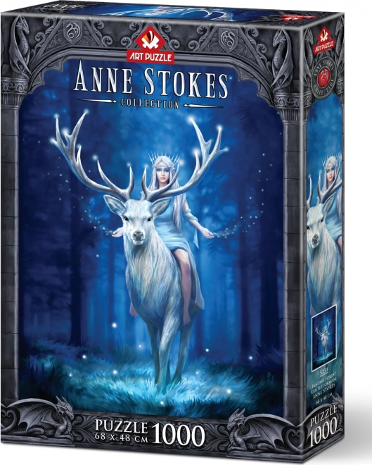 ART PUZZLE Puslespil Samling Anne Stokes: Fortryllet Skov 1000 Brikker