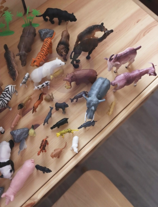 Sæt af dyr WOOPIE XXL 58 stk