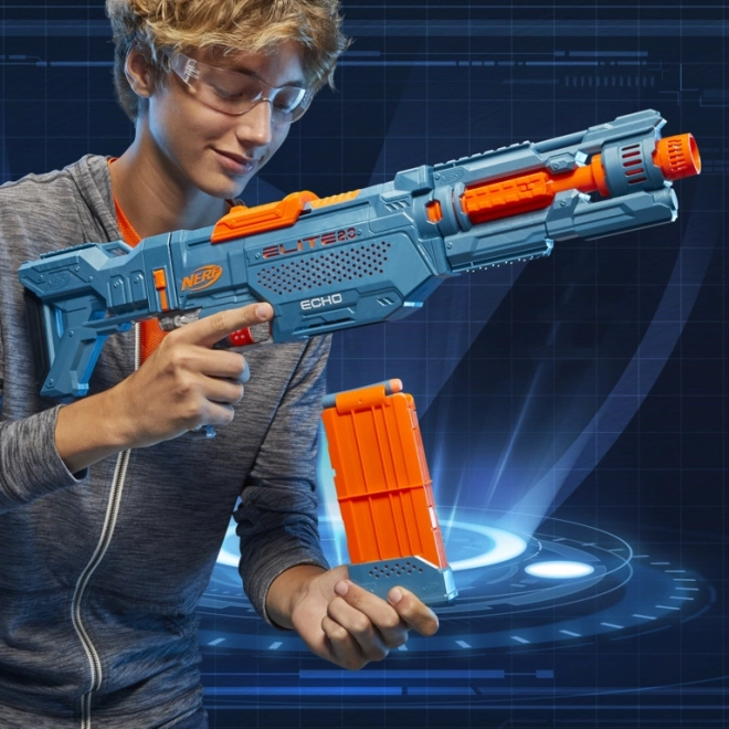 Nerf Pistol Echo CS-10 med tilbehør