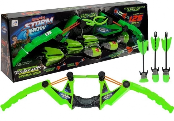 Buesæt 3 pile Sportsgrøn 58 cm