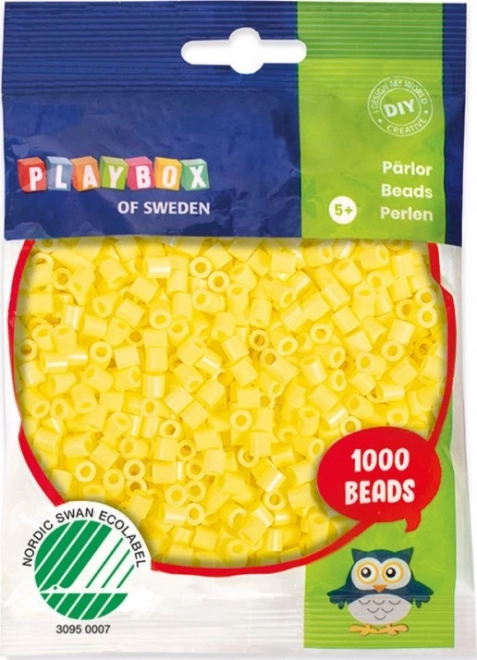 Strygaperler pastelgul 1000 stk