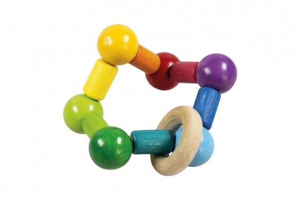 Rangler/Kugler med ring træ på kort 10,5x17x3cm 6m+