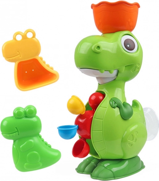 Sæt med badelegetøj Dino med mølle