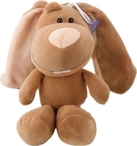 Plysbamse-kanin med sugekop, brun 23 × 12 cm