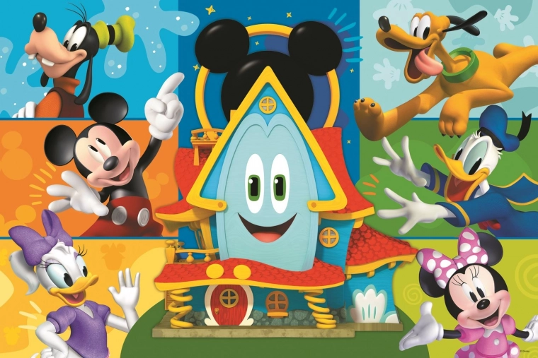 Puslespil 24 maxi MICKEY MOUSE og venner