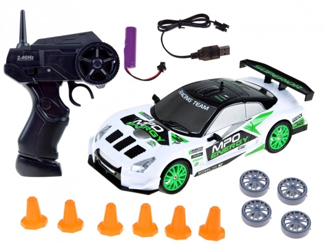 AUTO driftebil fjernstyret RC kegler RC0506