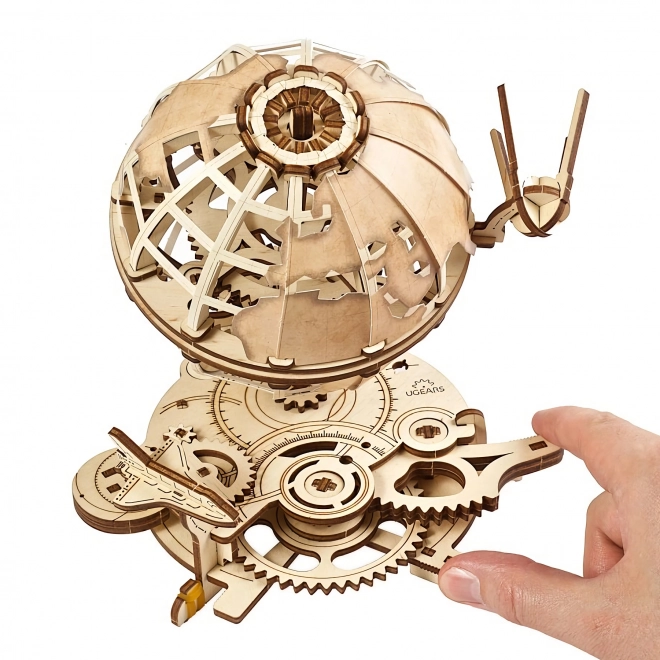 Ugears 3D tr66 tremekaniske puslespil Globus
