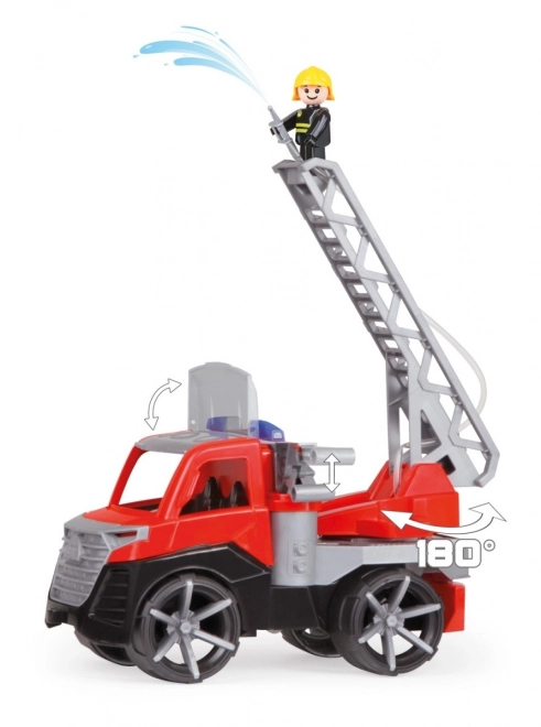 Auto Truxx 2 brandmænd sprøjter vand plast 29cm med figur